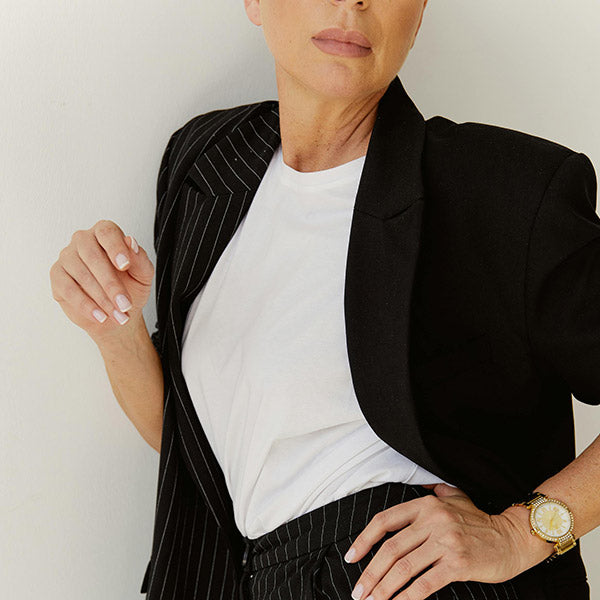 Brendon Pinstripe Blazer