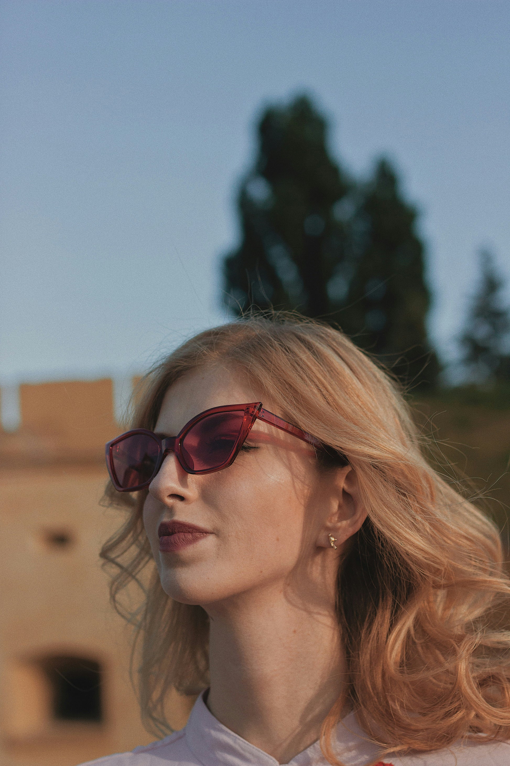 The Emma Red Sunglasses