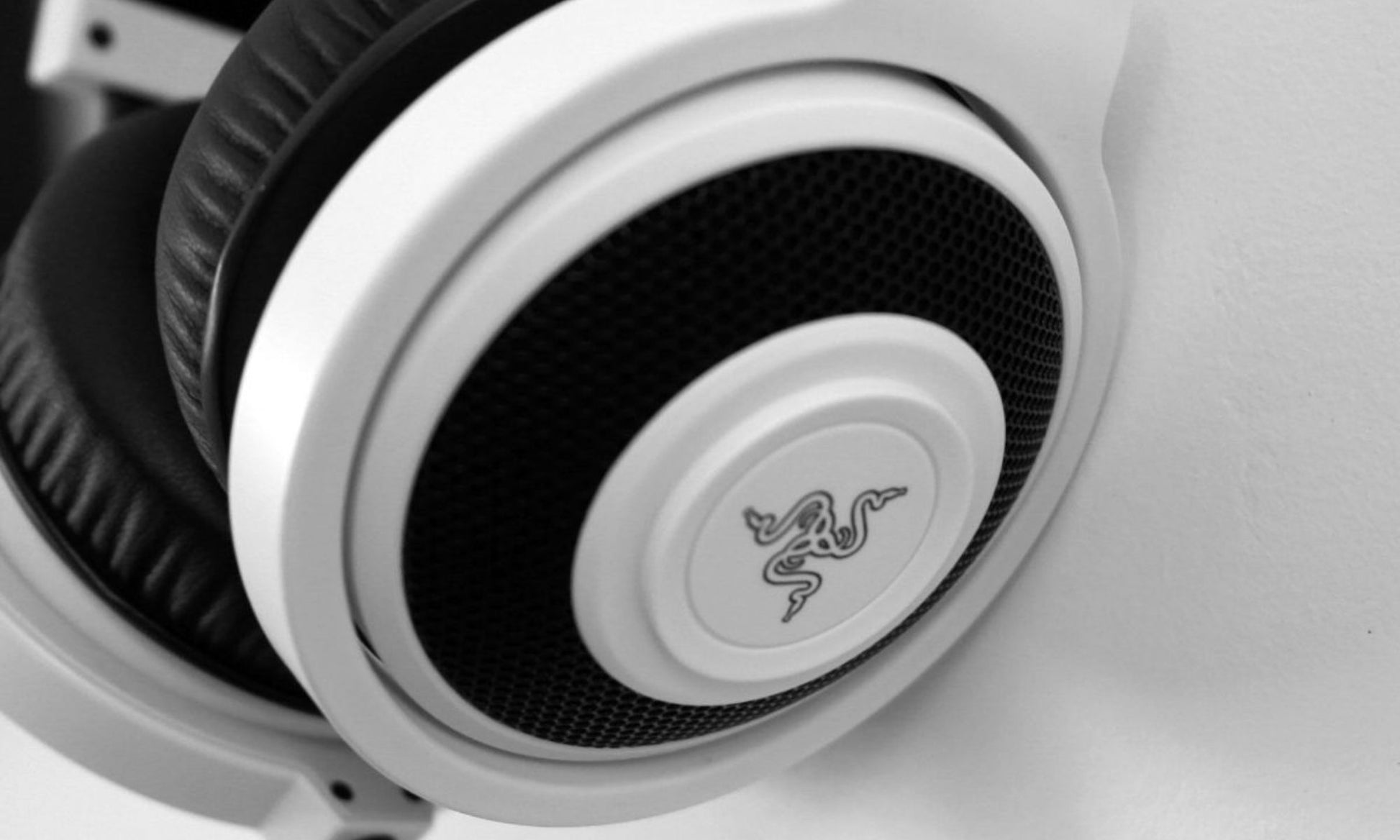 White headphones